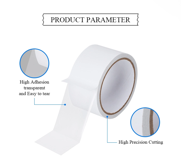 Stationery Office Double Side Adhesive Tape for Paper Envelopes